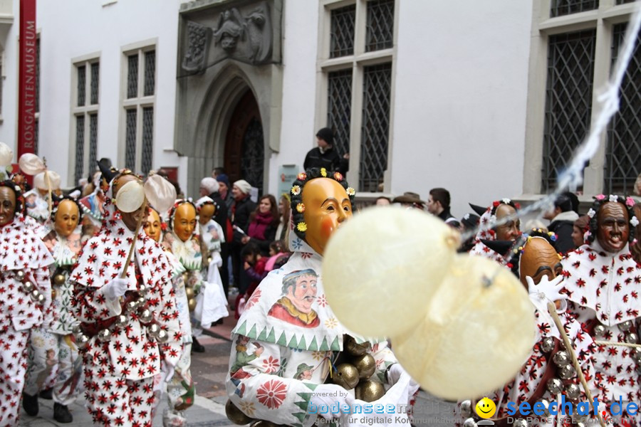 Narrenumzug - Grosses Narrentreffen in Konstanz am Bodensee, 22.01.2012