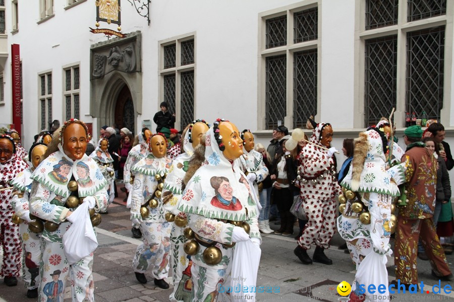 Narrenumzug - Grosses Narrentreffen in Konstanz am Bodensee, 22.01.2012