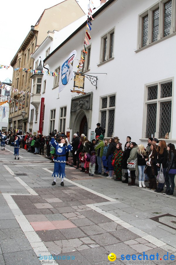 Narrenumzug - Grosses Narrentreffen in Konstanz am Bodensee, 22.01.2012