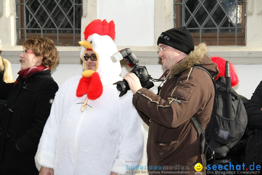 Narrenumzug - Grosses Narrentreffen in Konstanz am Bodensee, 22.01.2012