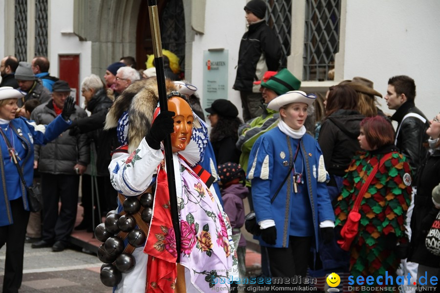 Narrenumzug - Grosses Narrentreffen in Konstanz am Bodensee, 22.01.2012