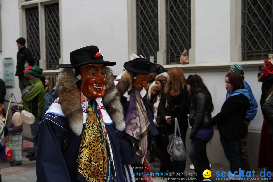 Narrenumzug - Grosses Narrentreffen in Konstanz am Bodensee, 22.01.2012