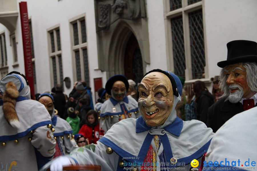 Narrenumzug - Grosses Narrentreffen in Konstanz am Bodensee, 22.01.2012