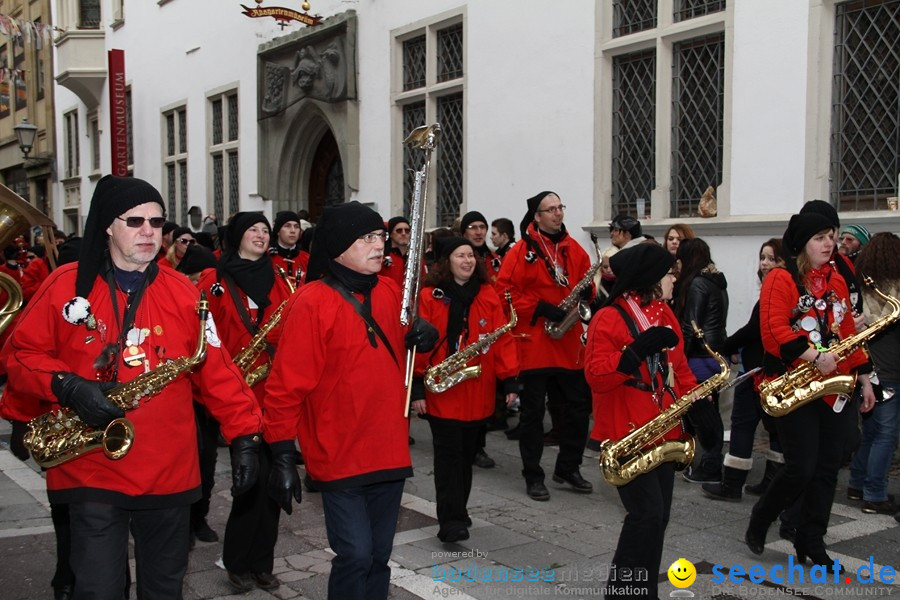 Narrenumzug - Grosses Narrentreffen in Konstanz am Bodensee, 22.01.2012