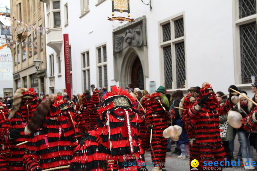 Narrenumzug - Grosses Narrentreffen in Konstanz am Bodensee, 22.01.2012