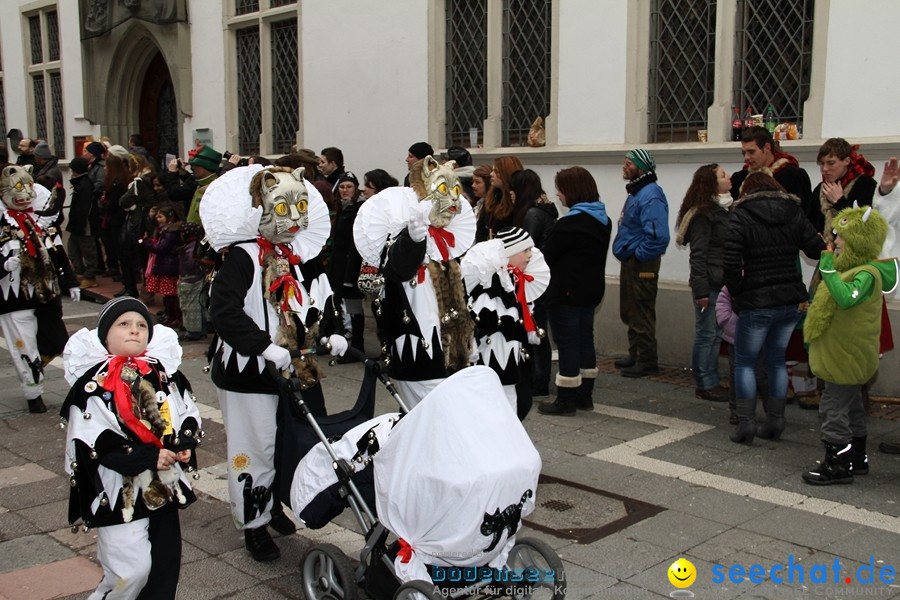 Narrenumzug - Grosses Narrentreffen in Konstanz am Bodensee, 22.01.2012