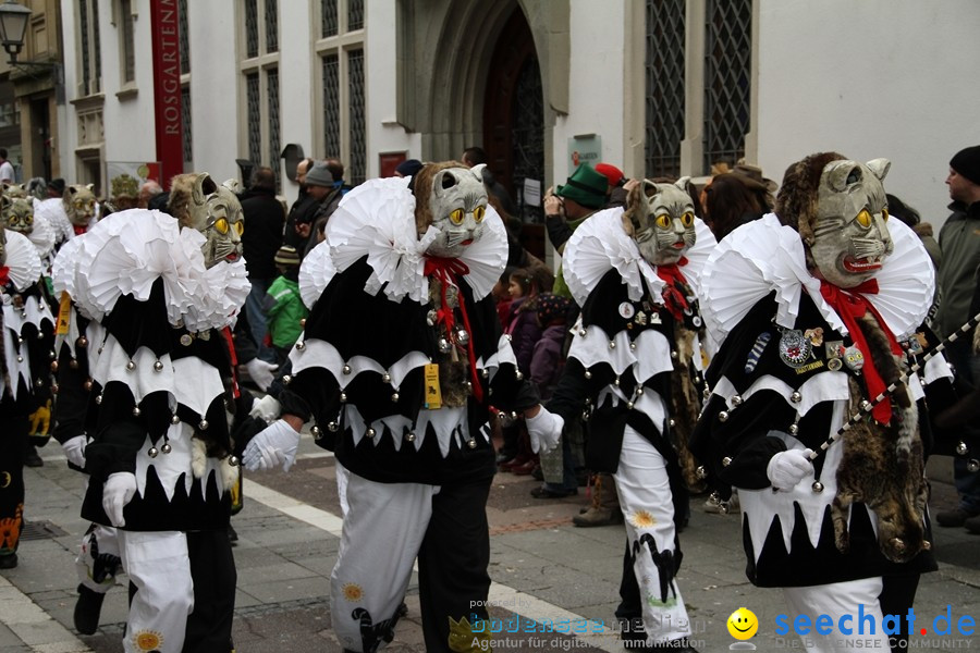 Narrenumzug - Grosses Narrentreffen in Konstanz am Bodensee, 22.01.2012