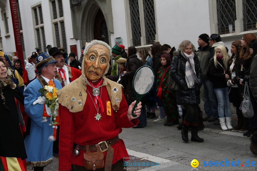 Narrenumzug - Grosses Narrentreffen in Konstanz am Bodensee, 22.01.2012