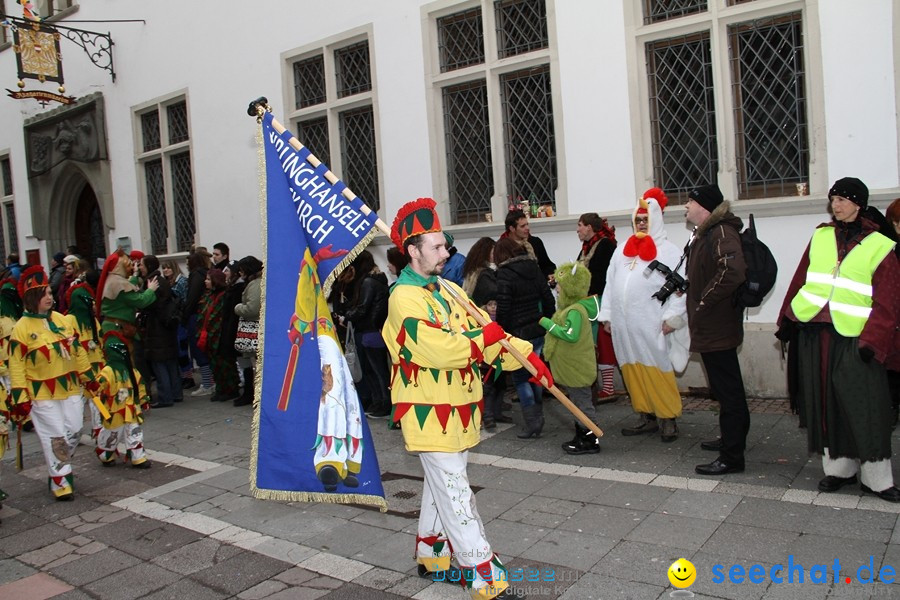 Narrenumzug - Grosses Narrentreffen in Konstanz am Bodensee, 22.01.2012