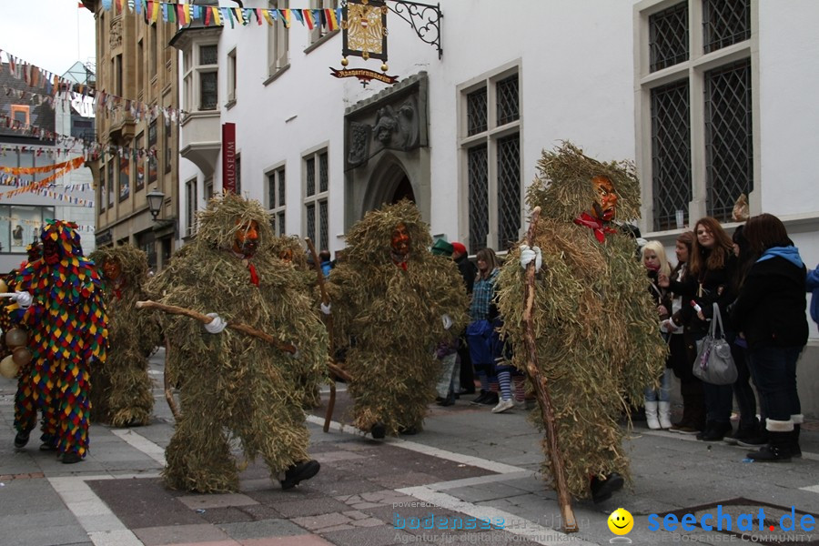 Narrenumzug - Grosses Narrentreffen in Konstanz am Bodensee, 22.01.2012