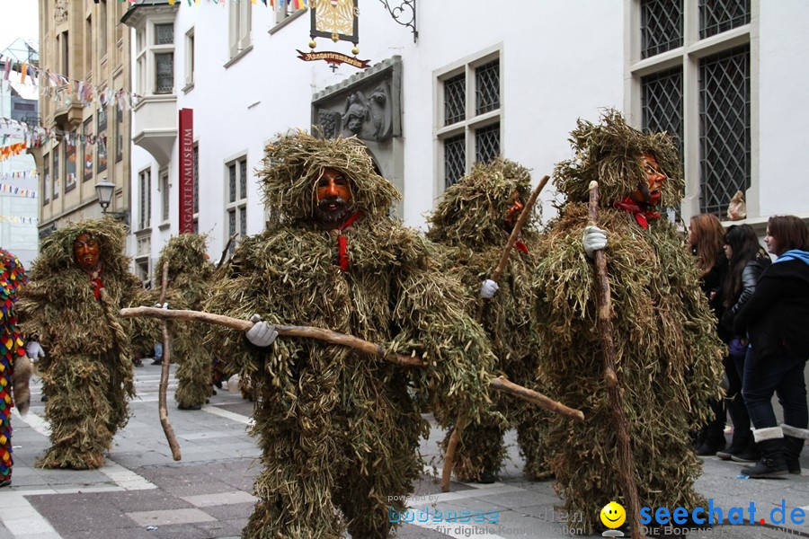 Narrenumzug - Grosses Narrentreffen in Konstanz am Bodensee, 22.01.2012