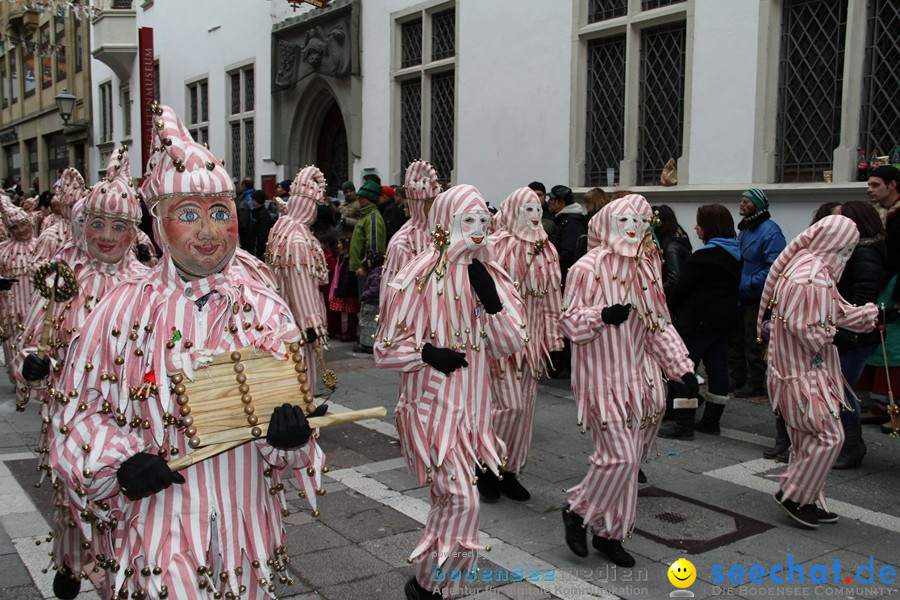 Narrenumzug - Grosses Narrentreffen in Konstanz am Bodensee, 22.01.2012