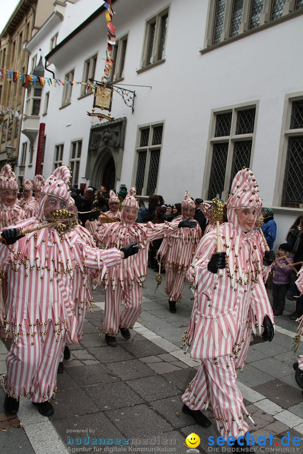 Narrenumzug - Grosses Narrentreffen in Konstanz am Bodensee, 22.01.2012