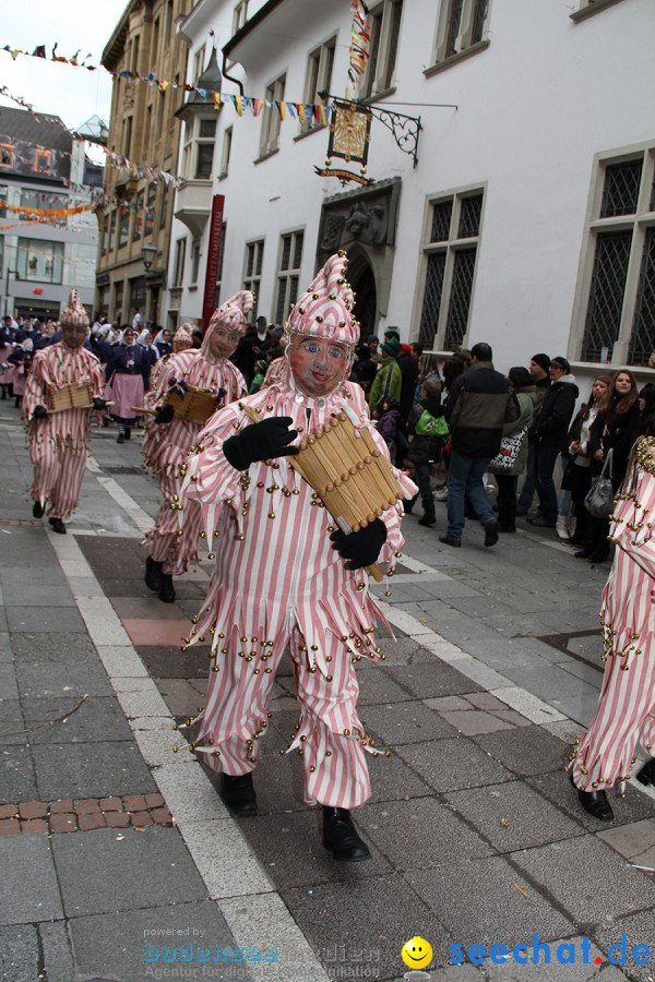 Narrenumzug - Grosses Narrentreffen in Konstanz am Bodensee, 22.01.2012