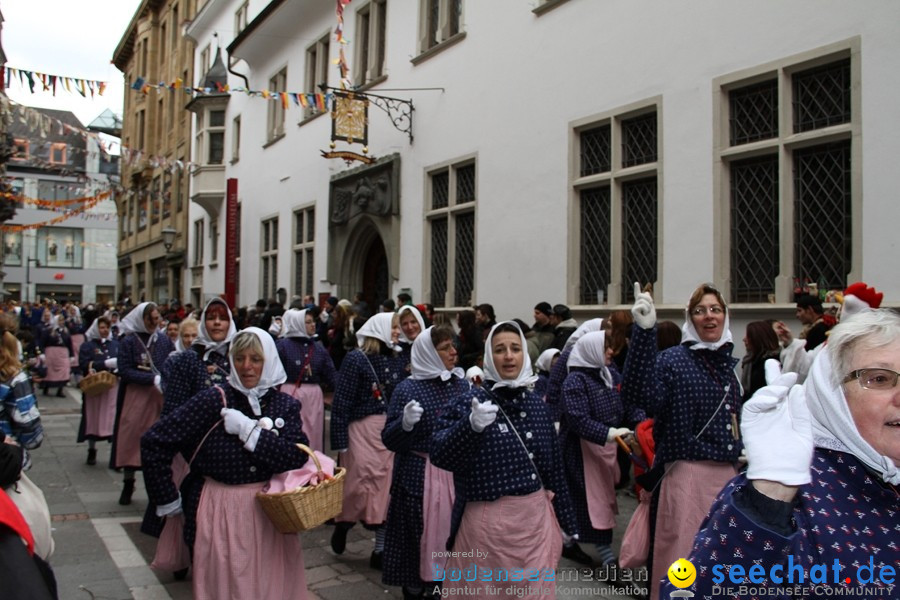 Narrenumzug - Grosses Narrentreffen in Konstanz am Bodensee, 22.01.2012