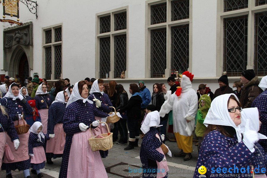 Narrenumzug - Grosses Narrentreffen in Konstanz am Bodensee, 22.01.2012