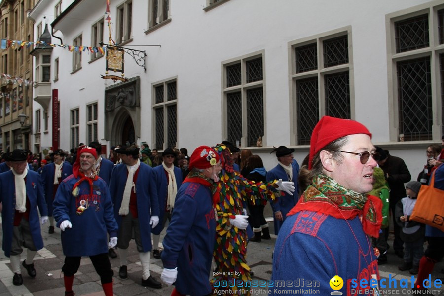 Narrenumzug - Grosses Narrentreffen in Konstanz am Bodensee, 22.01.2012