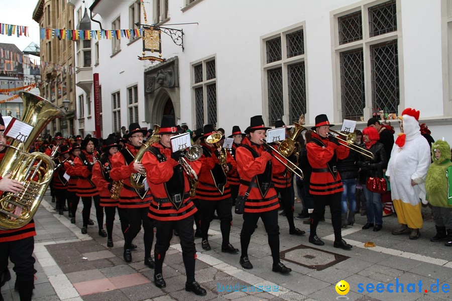 Narrenumzug - Grosses Narrentreffen in Konstanz am Bodensee, 22.01.2012