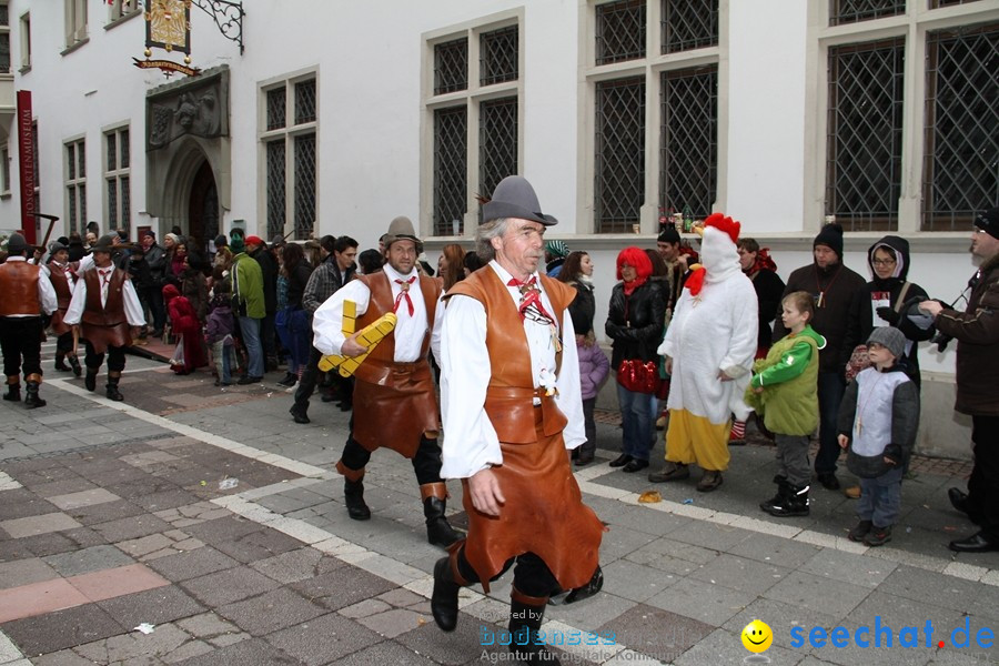 Narrenumzug - Grosses Narrentreffen in Konstanz am Bodensee, 22.01.2012