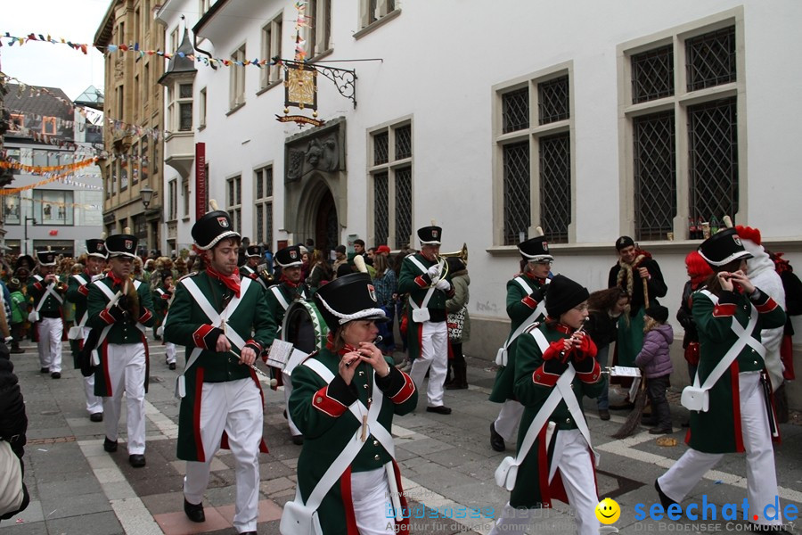 Narrenumzug - Grosses Narrentreffen in Konstanz am Bodensee, 22.01.2012