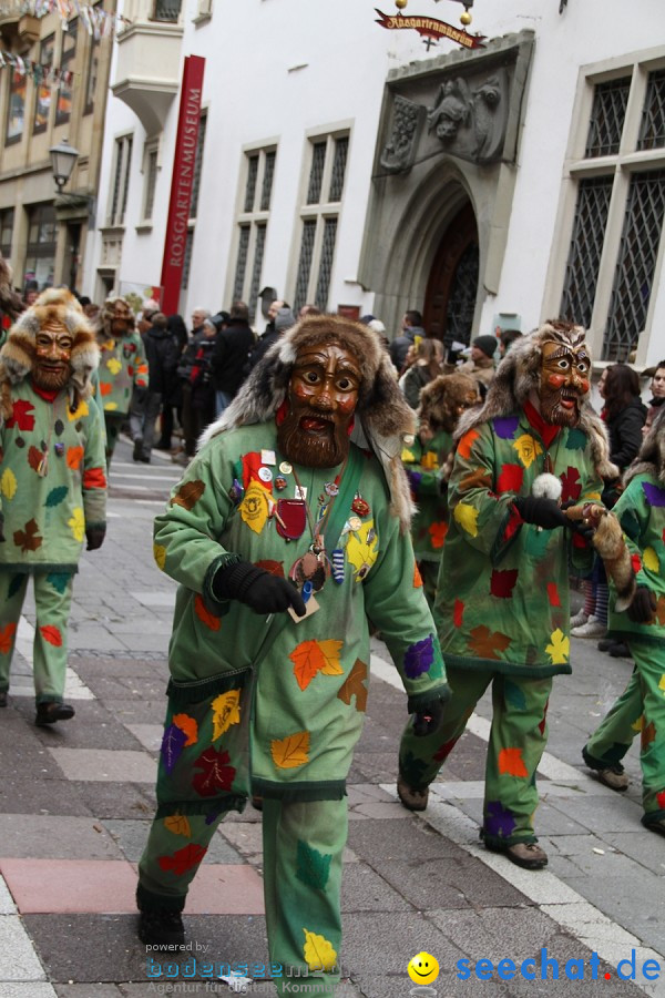 Narrenumzug - Grosses Narrentreffen in Konstanz am Bodensee, 22.01.2012