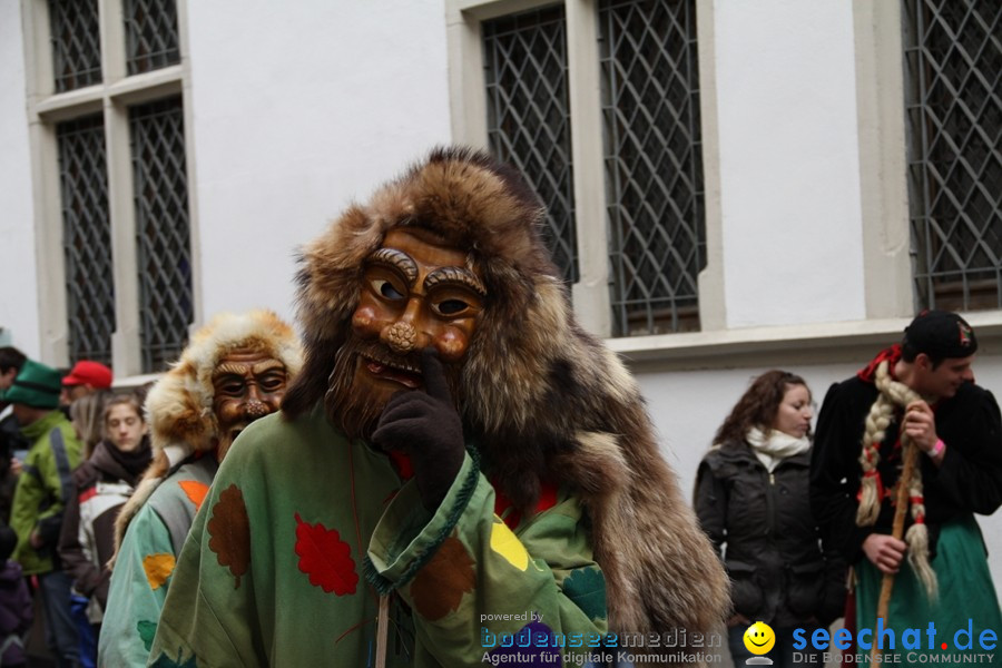 Narrenumzug - Grosses Narrentreffen in Konstanz am Bodensee, 22.01.2012