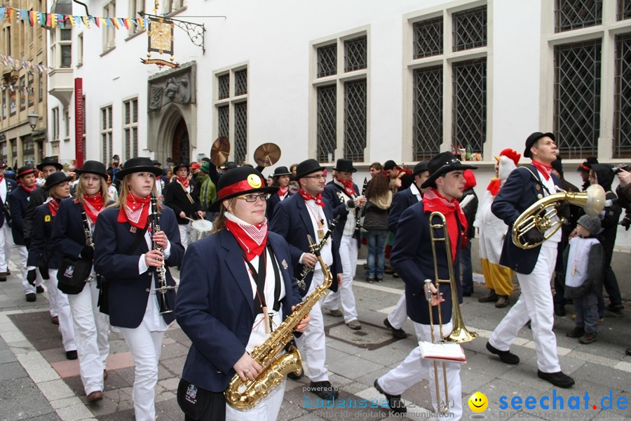 Narrenumzug - Grosses Narrentreffen in Konstanz am Bodensee, 22.01.2012