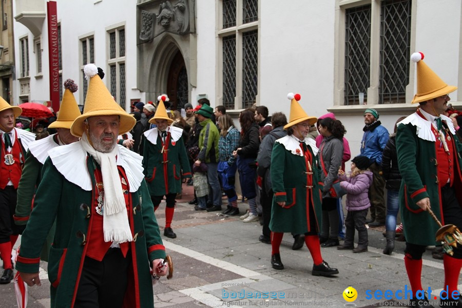 Narrenumzug - Grosses Narrentreffen in Konstanz am Bodensee, 22.01.2012