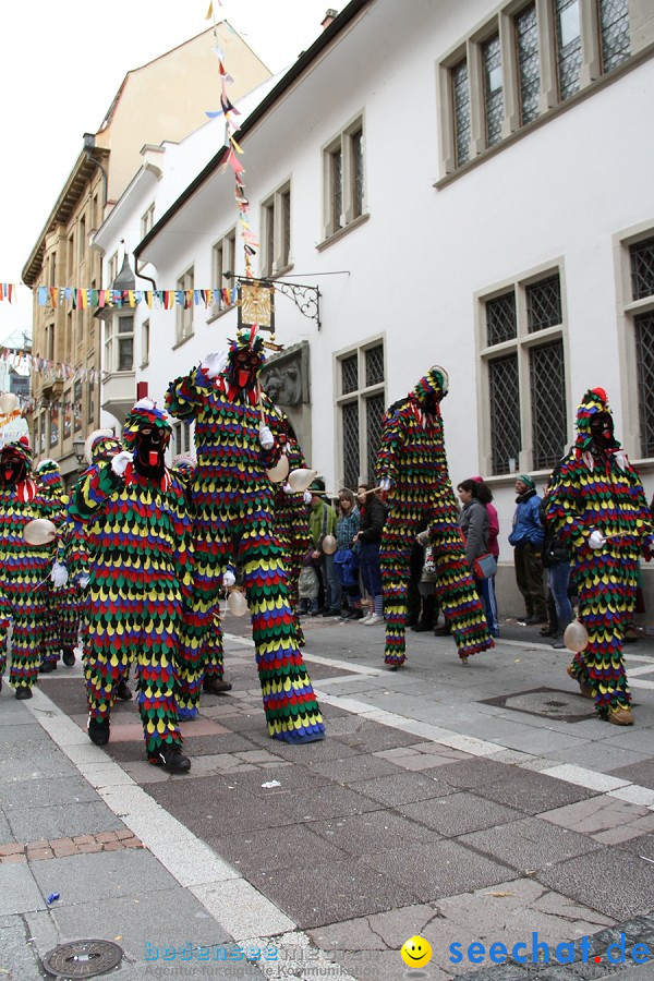 Narrenumzug - Grosses Narrentreffen in Konstanz am Bodensee, 22.01.2012