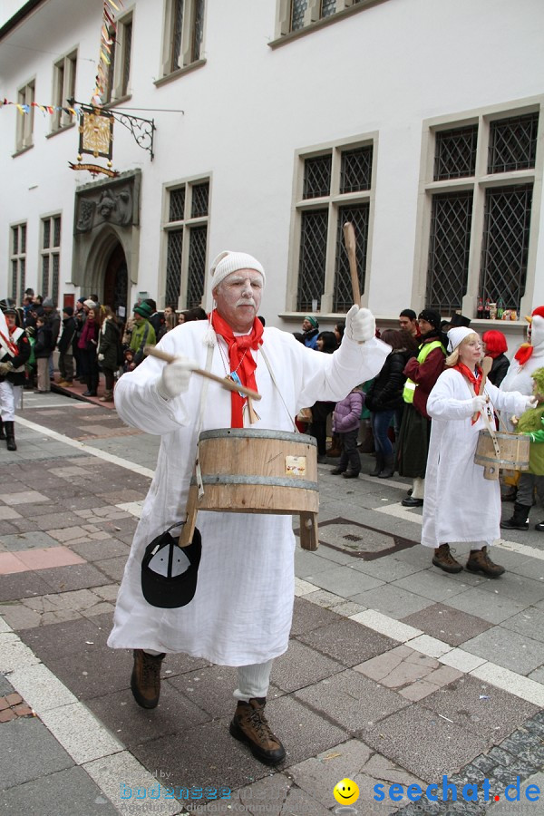 Narrenumzug - Grosses Narrentreffen in Konstanz am Bodensee, 22.01.2012