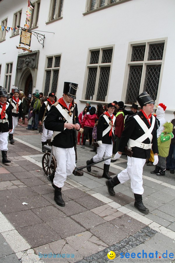 Narrenumzug - Grosses Narrentreffen in Konstanz am Bodensee, 22.01.2012