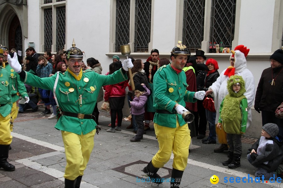 Narrenumzug - Grosses Narrentreffen in Konstanz am Bodensee, 22.01.2012