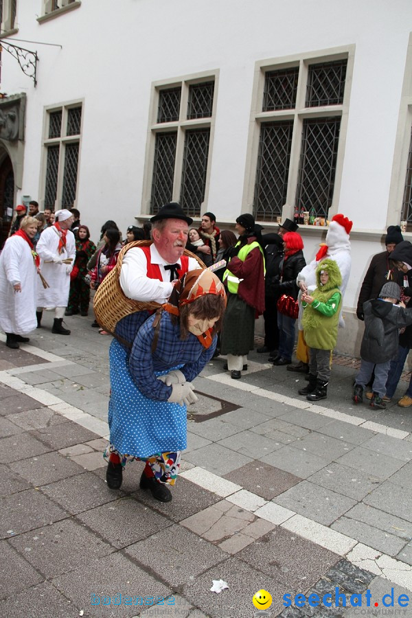 Narrenumzug - Grosses Narrentreffen in Konstanz am Bodensee, 22.01.2012