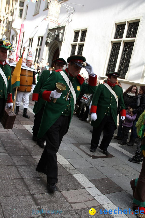 Narrenumzug - Grosses Narrentreffen in Konstanz am Bodensee, 22.01.2012