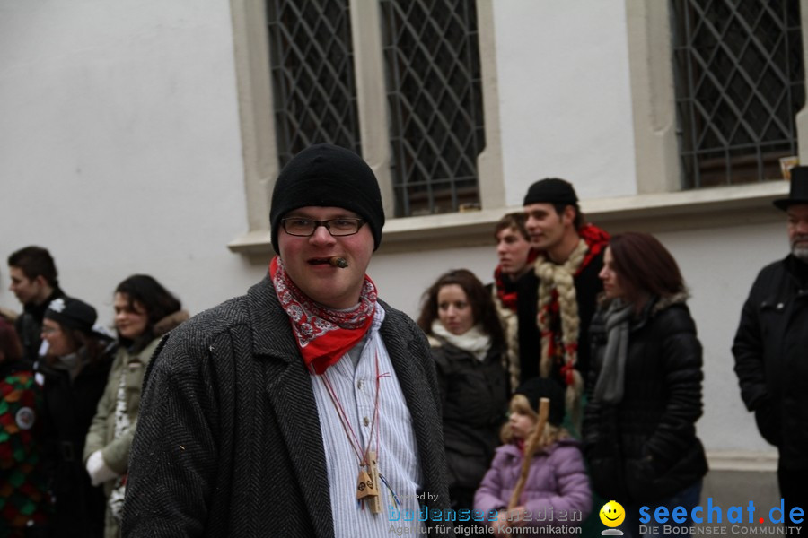 Narrenumzug - Grosses Narrentreffen in Konstanz am Bodensee, 22.01.2012