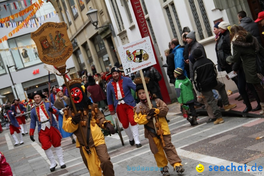 Narrenumzug - Grosses Narrentreffen in Konstanz am Bodensee, 22.01.2012