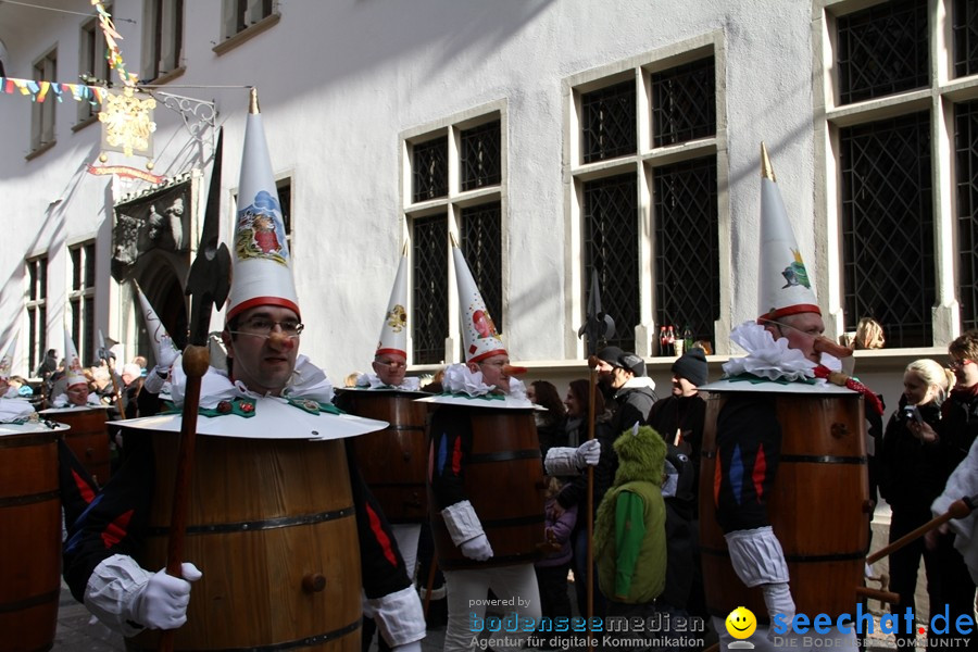 Narrenumzug - Grosses Narrentreffen in Konstanz am Bodensee, 22.01.2012