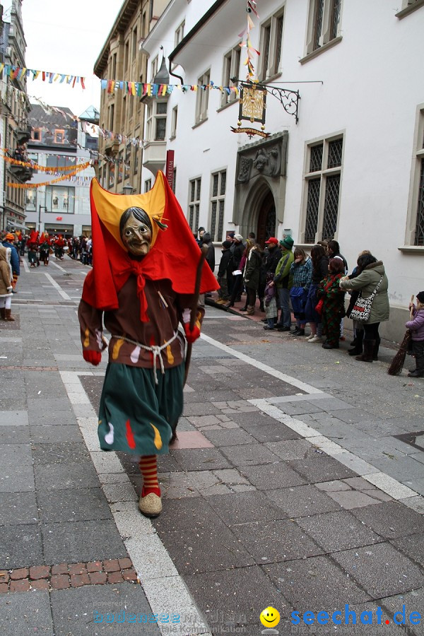 Narrenumzug - Grosses Narrentreffen in Konstanz am Bodensee, 22.01.2012