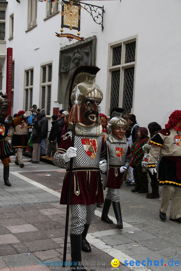 Narrenumzug - Grosses Narrentreffen in Konstanz am Bodensee, 22.01.2012