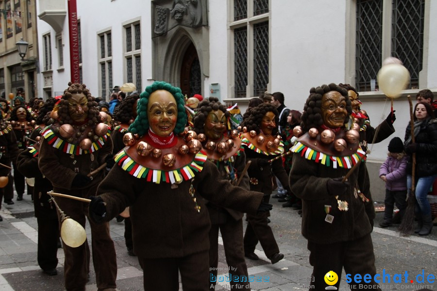 Narrenumzug - Grosses Narrentreffen in Konstanz am Bodensee, 22.01.2012