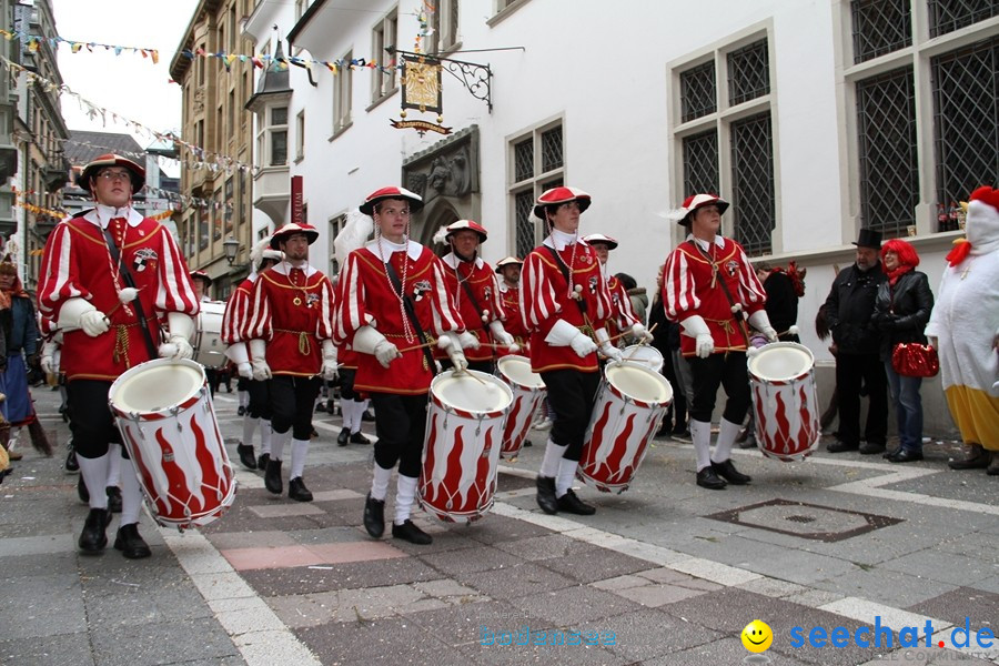 Narrenumzug - Grosses Narrentreffen in Konstanz am Bodensee, 22.01.2012