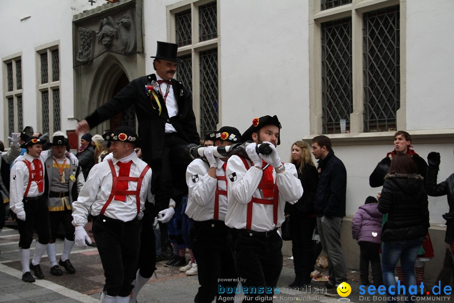 Narrenumzug - Grosses Narrentreffen in Konstanz am Bodensee, 22.01.2012