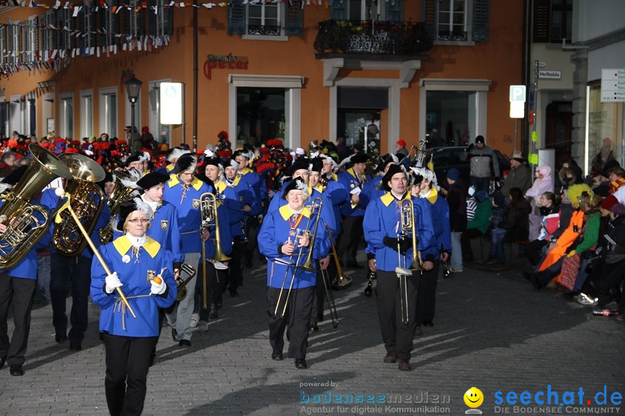 Narrenumzug - Grosses Narrentreffen in Konstanz am Bodensee, 22.01.2012