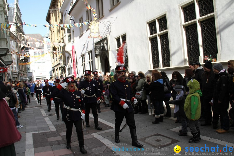 Narrenumzug - Grosses Narrentreffen in Konstanz am Bodensee, 22.01.2012