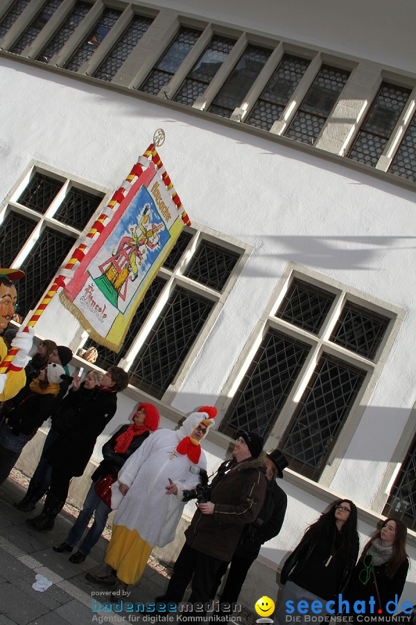 Narrenumzug - Grosses Narrentreffen in Konstanz am Bodensee, 22.01.2012