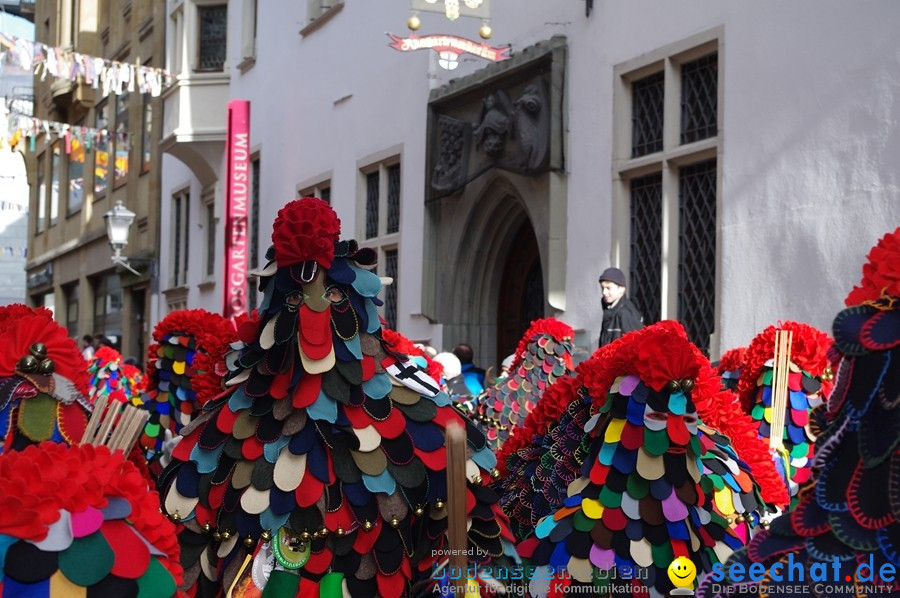 Narrenumzug - Grosses Narrentreffen in Konstanz am Bodensee, 22.01.2012