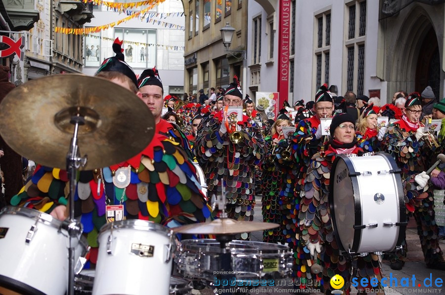 Narrenumzug - Grosses Narrentreffen in Konstanz am Bodensee, 22.01.2012