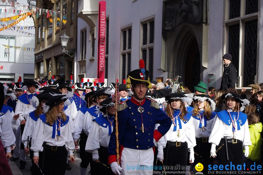 Narrenumzug - Grosses Narrentreffen in Konstanz am Bodensee, 22.01.2012