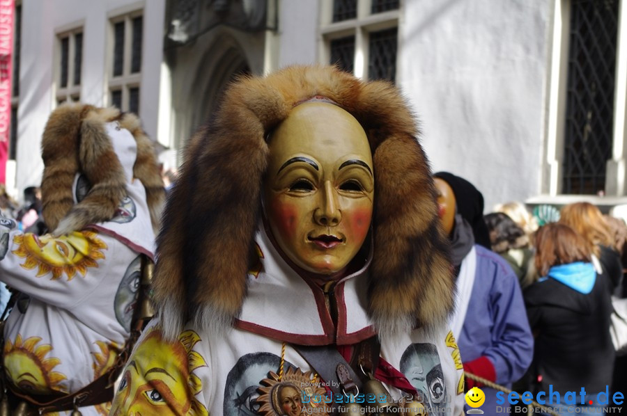 Narrenumzug - Grosses Narrentreffen in Konstanz am Bodensee, 22.01.2012