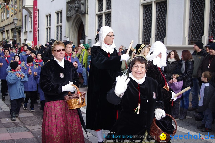 Narrenumzug - Grosses Narrentreffen in Konstanz am Bodensee, 22.01.2012